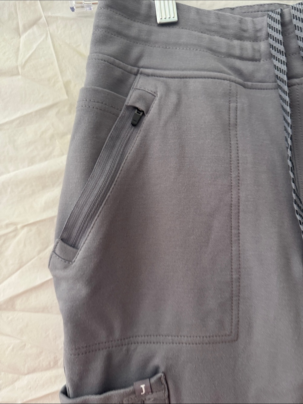 Jaanuu Scrub Slate Gray Joggers Small Tall - Picture 5 of 7